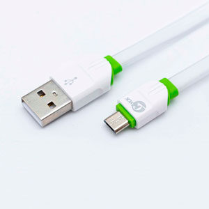 CABLE DE DATOS V8 SILICONADO PLANO
