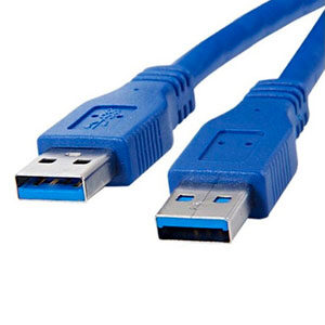 CABLE USB MACHO MACHO AZUL